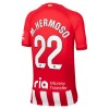 Virallinen pelipaita Atlético Madrid M.Hermoso 22 Koti 2023-24 Lyhythihainen - Lasten ( + Lyhyet housut )